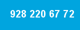 928 220 67 72 928 220 67 72